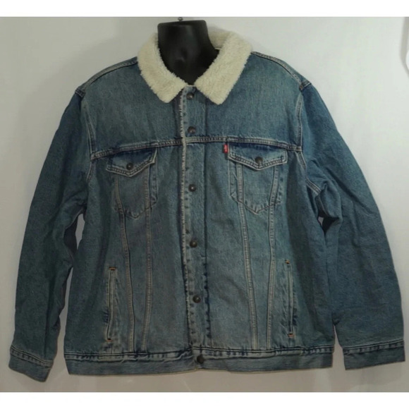 Levi's Other - Levi's Sherpa Trucker Jean Jacket XXL